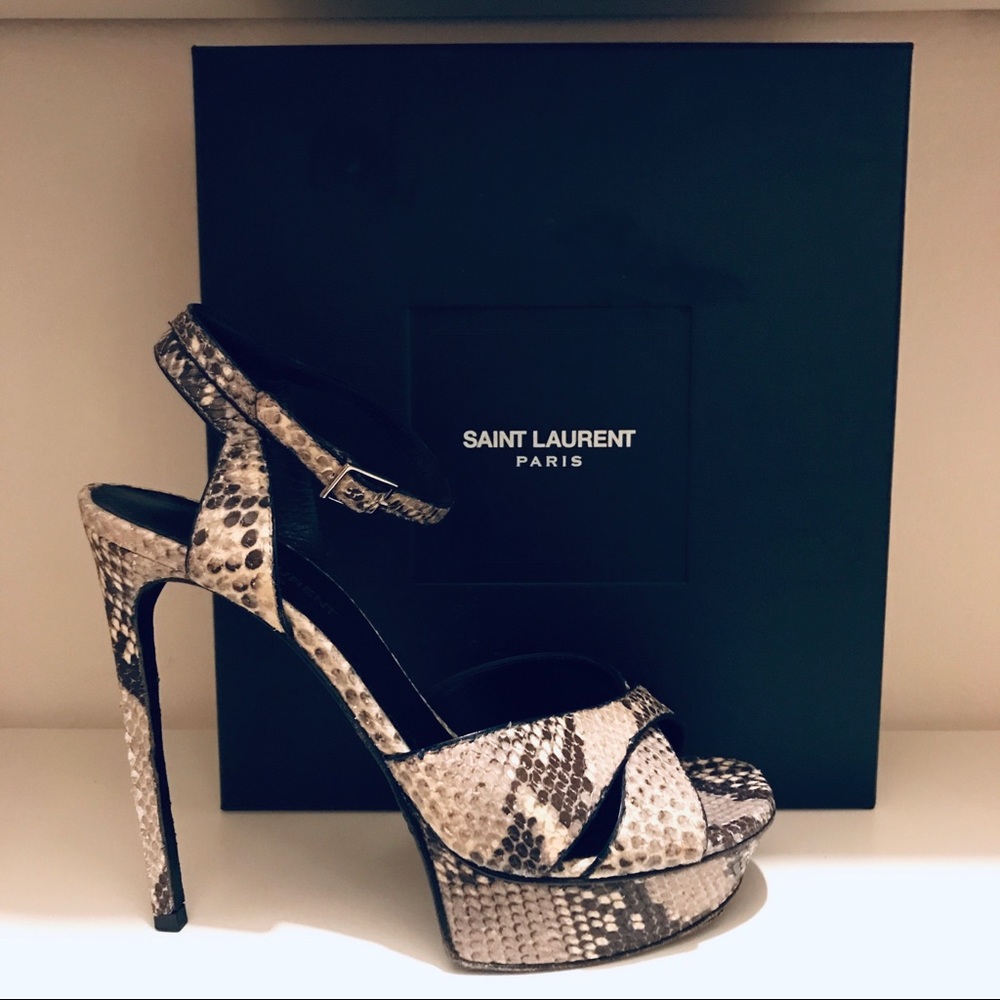 Saint Laurent Ysl Python “Bianca” 105 - image 1